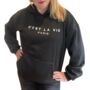 'C'est La Vie' Black Hoodie – Cosy Gift For Her Summer Sale, thumbnail 1 of 4