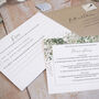 Whimsical Windsor Concertina Wedding Invitations, thumbnail 4 of 6