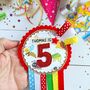 Personalised Bugs/Mini Beast Theme Birthday Rosette, thumbnail 4 of 4