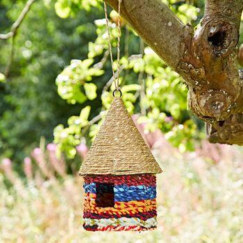 Octagonal Recycled Cotton Birdhouse, 7 of 10