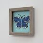 Handmade Framed Butterfly Mosaic Picture, thumbnail 3 of 3