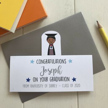 Personalised Boy's Graduation Card, 5 of 5
