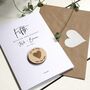 5th Wedding Anniversary Wooden Love Token Card, thumbnail 4 of 5