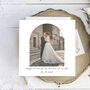 Personalised Wedding Anniversary Photo And Message Card, thumbnail 3 of 6