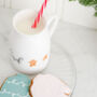 Personalised Christmas Cookie Milk Jug Mug With Straw, thumbnail 6 of 9