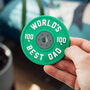 Fathers Day Gift Worlds Best Dad Pvc Coasters, thumbnail 3 of 7