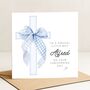 Personalised Christening Card For Godson Baby Boy, thumbnail 1 of 8