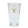 30th Birthday Keepsake Pint Beer Glass Gift, thumbnail 2 of 4