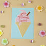 Funny Valentines Card You're My Favourite Flavour, thumbnail 3 of 4