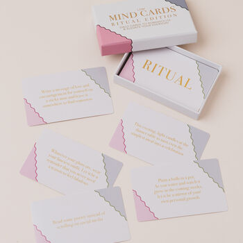 Mind Cards: Ritual Edition | 45 Cards For Daily Rituals And Mindful Habits | Simple Steps To Calm, Self Care And Positive Wellbeing, 4 of 6