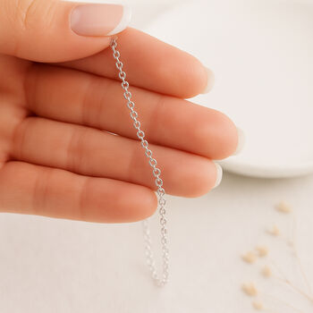 Sterling Silver Medium Belcher Chain Necklace – 16in To 22in, 2 of 8