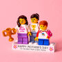 Lgbtq+ Mother's Day Lego® Brick Minifig Mum Gift: Personalised Custom Figures For Two Mummies, thumbnail 1 of 11
