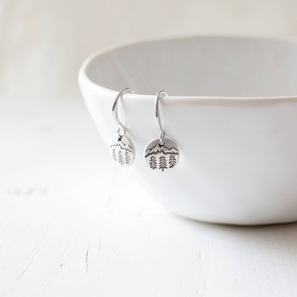 Silver Plated Forest Earrings By Juju Treasures | notonthehighstreet.com