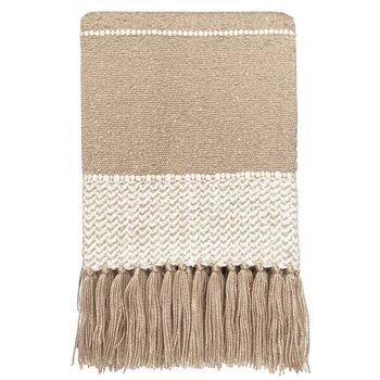 Berber Oat Beige Throw, 2 of 3