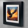 Golden Eagle Framed Ceramic Art Tile, thumbnail 7 of 10