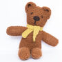 Huggable Bear Beginners Knitting Pattern, thumbnail 1 of 2