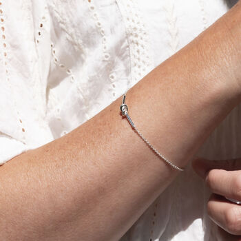 Friendship Knot Sterling Silver Bracelet*, 4 of 8
