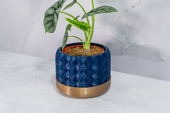 Midnight Hexa Planter, 2 of 4