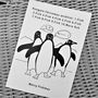 Fishy Penguins Christmas Card, thumbnail 2 of 2