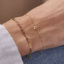 Petite 9ct Gold Initial Bracelet, thumbnail 3 of 8