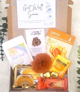 Get Well Soon Gift, Recovery Care Package, Hug In A Box, 5 of 7