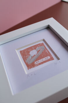 Wedding Ring Engagement Mini Art Print, 4 of 5