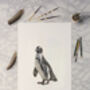 Jackass Penguin Giclée Art Print, thumbnail 2 of 3