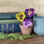 Pansy Beaded Flower Craft Kit, thumbnail 1 of 4
