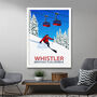 Whistler Ski Resort Poster, thumbnail 2 of 6