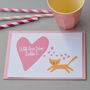 12 Personalised Kitten Love Note Cards, thumbnail 1 of 3