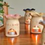 Handmade Ceramic Oil And Wax Burner Home Fragrance Gift In Pastel Colours, thumbnail 4 of 12