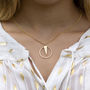 Personalised Circle Spike Necklace, thumbnail 4 of 12