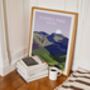 Scafell Pike Lake District Landscape Art Print, thumbnail 3 of 3
