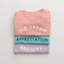 'Ice Cream Appreciation Society' Kid's T Shirt, thumbnail 9 of 10