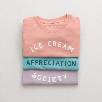'Ice Cream Appreciation Society' Kid's T Shirt, 9 of 10