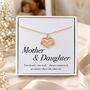 Mother And Daughter Gift, Infinity Heart Necklace, thumbnail 1 of 12