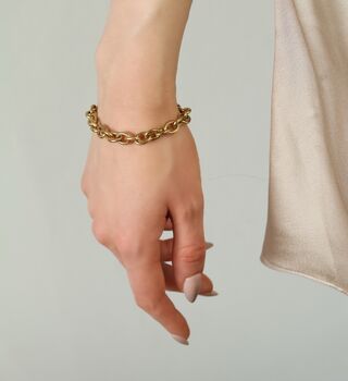 Gold Chunky Chain Bracelet, 2 of 5