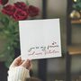 You Are My Forever And Ever Valentine Card, thumbnail 1 of 4