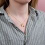 Cockapoo Sterling Silver Gold Plated Necklace, thumbnail 3 of 8