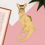 Frankatstein Metal Cat Bookmark, thumbnail 1 of 7