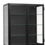 Black Industrial Display Wall Cabinet, thumbnail 1 of 2