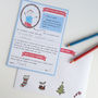 Letter To Santa, Large Activity Card, Personalised, thumbnail 3 of 4