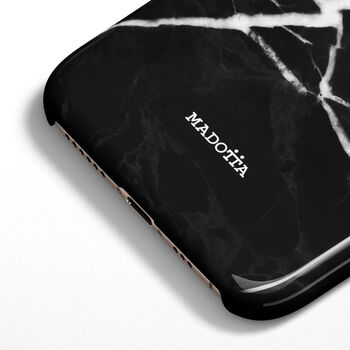 Black Strike Marble Case For iPhone, 2 of 4