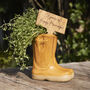 Personalised Welly Plant Pot Gift, thumbnail 2 of 7