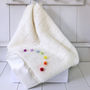 Personalised Cashmere Rainbow Baby Blanket, thumbnail 3 of 8