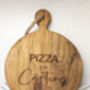 Personalised Acacia Wood Pizza Board For Families, thumbnail 1 of 3