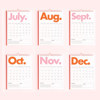 Pink 2024 Calendar, 4 of 4