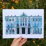 'Hermitage Museum' Recycled Paper Collage Print, thumbnail 1 of 4