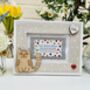 Personalised Cat Photo Frame Pussy Birthday, thumbnail 4 of 5