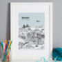Personalised Vancouver Print, thumbnail 5 of 10